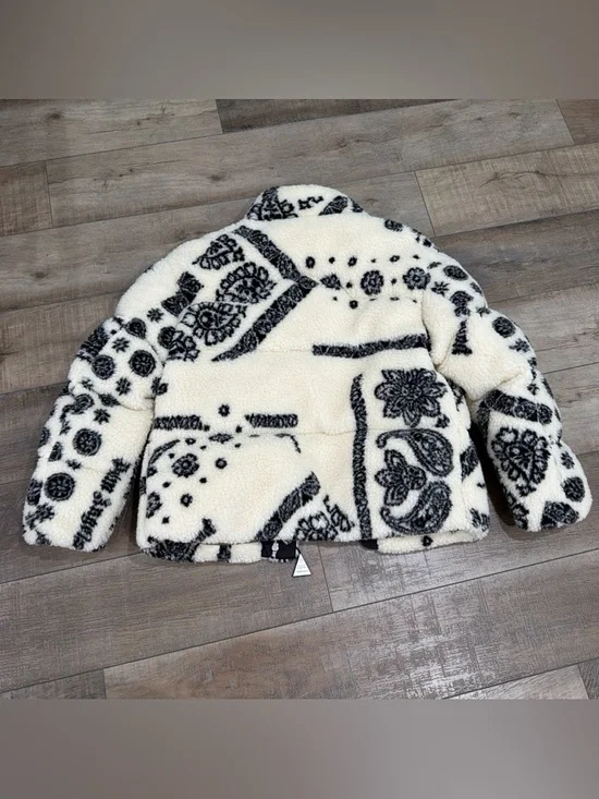 Moncler Palm Angels Baden printed fleece down puffer jacket - Picture 11 of 12